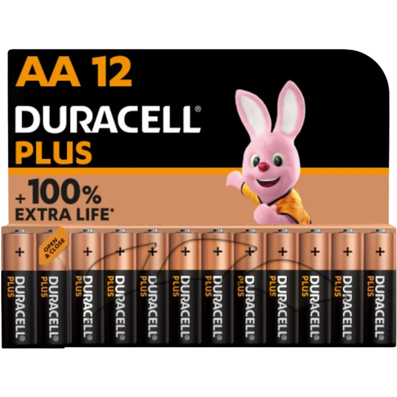 Duracell Plus Power Pila Alcalina AA LR6 MX1500 8B